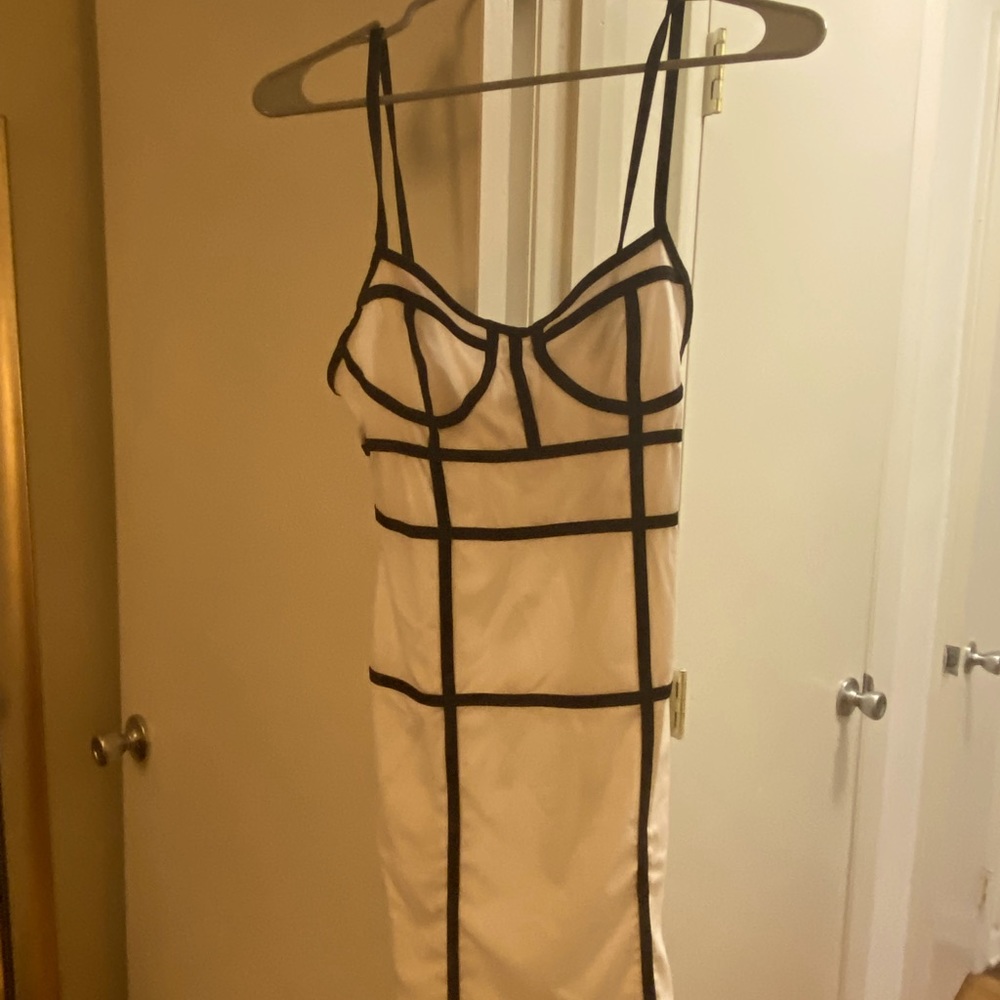 SALE BRAND New white and black dress!!